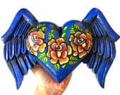 Large Vintage Tres Flores 9"x 6.5"x 1.5"