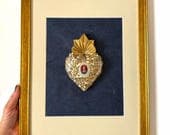Framed Frida Kahlo Vintage 12.5"x 15.5"
