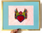 Framed Alas Arriba 14.5"x 11.5"