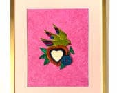 Framed Pajarillos 11.5"x 14.5"