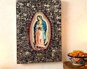 MAXI Oleo Retablo Guadalupe 24"(tall)