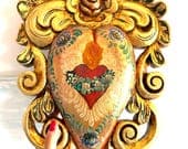 Colonial Sagrado Corazon 14"(tall)