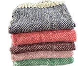 Mexican 100% Wool Bed Runner/Scarf