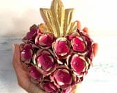 Boho Mexican Small Rosas Sagrado Corazon Aluminio