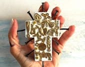 Clavos Wood Cross 5"