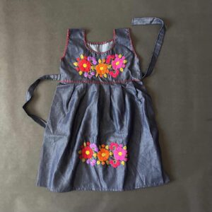 Size 7-8 Chiapaneca multicolor girl dress (different color options)