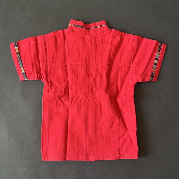 0-3 months Linen Mexican new born's shirt - Image 2