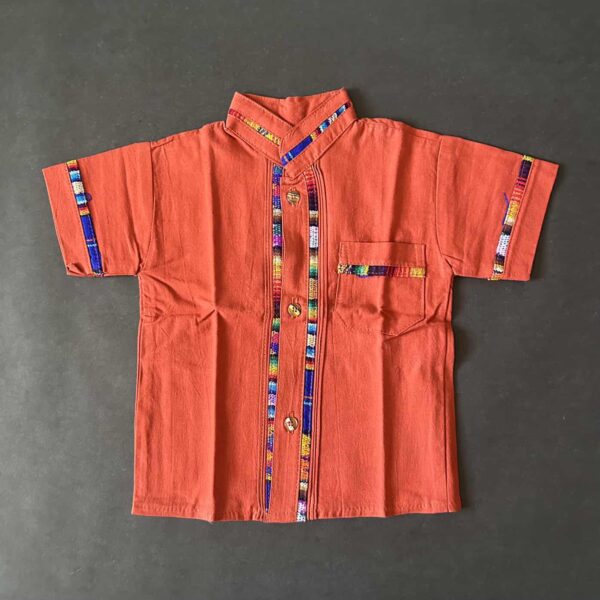 2 Toddler Linen Mexican new born's shirt